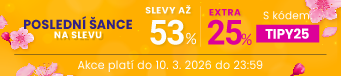 Slevy až 53 % + navíc 25 %