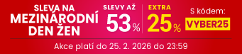 Slevy až 53 % + navíc 25 %