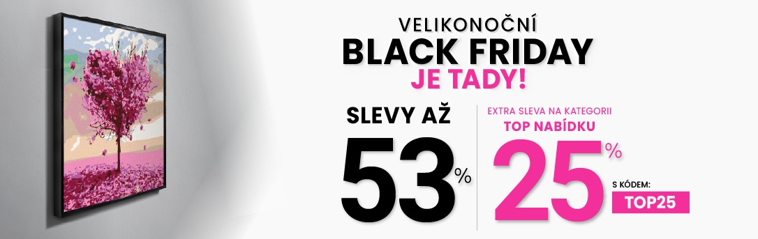 Slevy až 53 % + navíc 25 %