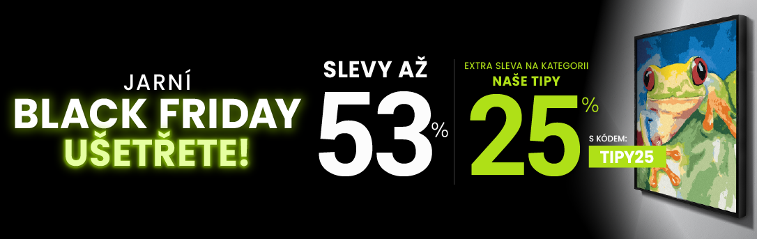 Slevy 53% + navíc sleva 20 %