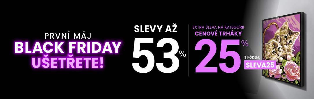 Slevy až 53 % + navíc 25 %