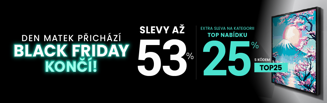 Slevy až 53 % + navíc 25 %