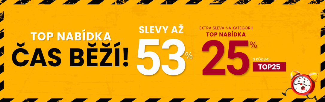 Slevy až 53 % + navíc 25 %
