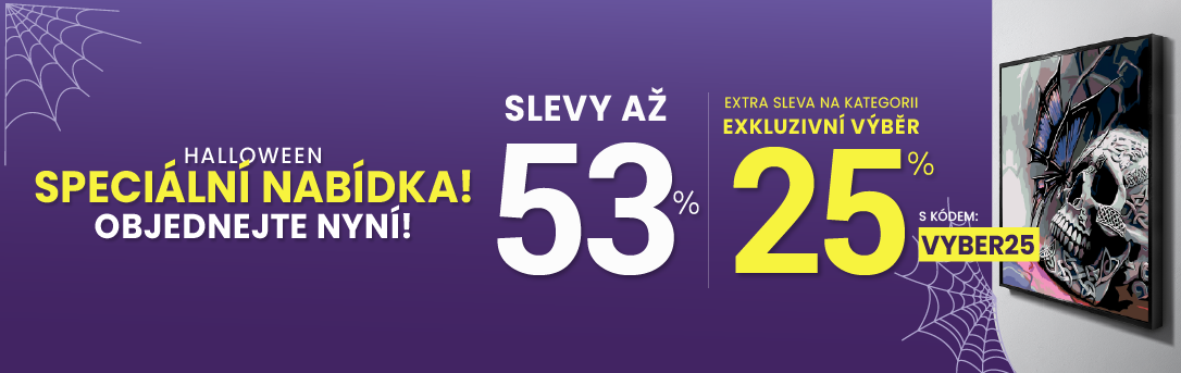 Slevy až 53 % + navíc 25 %