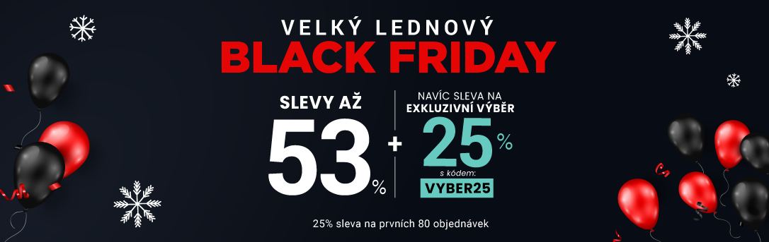 Slevy až 53 % + navíc 25 %