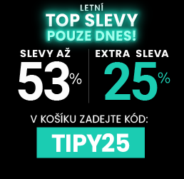 Slevy až 53 % + navíc 25 %
