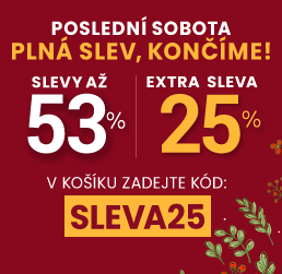 Slevy až 53 % + sleva 25 %