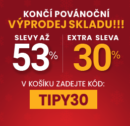Slevy až 53 % + sleva 30 %