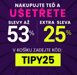 Slevy až 53 % + navíc 25 %