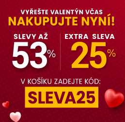 Slevy až 53 % + navíc 25 %
