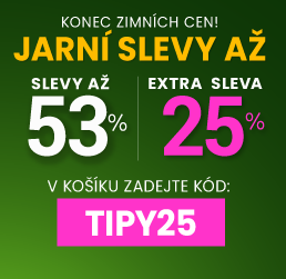 Slevy až 53 % + sleva 25 %