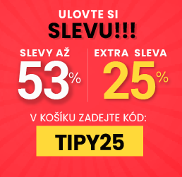 Slevy až 53 % + navíc 25 %