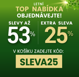 Slevy až 53 % + navíc 25 %
