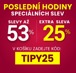 Sleva 53 % + sleva navíc 20 %