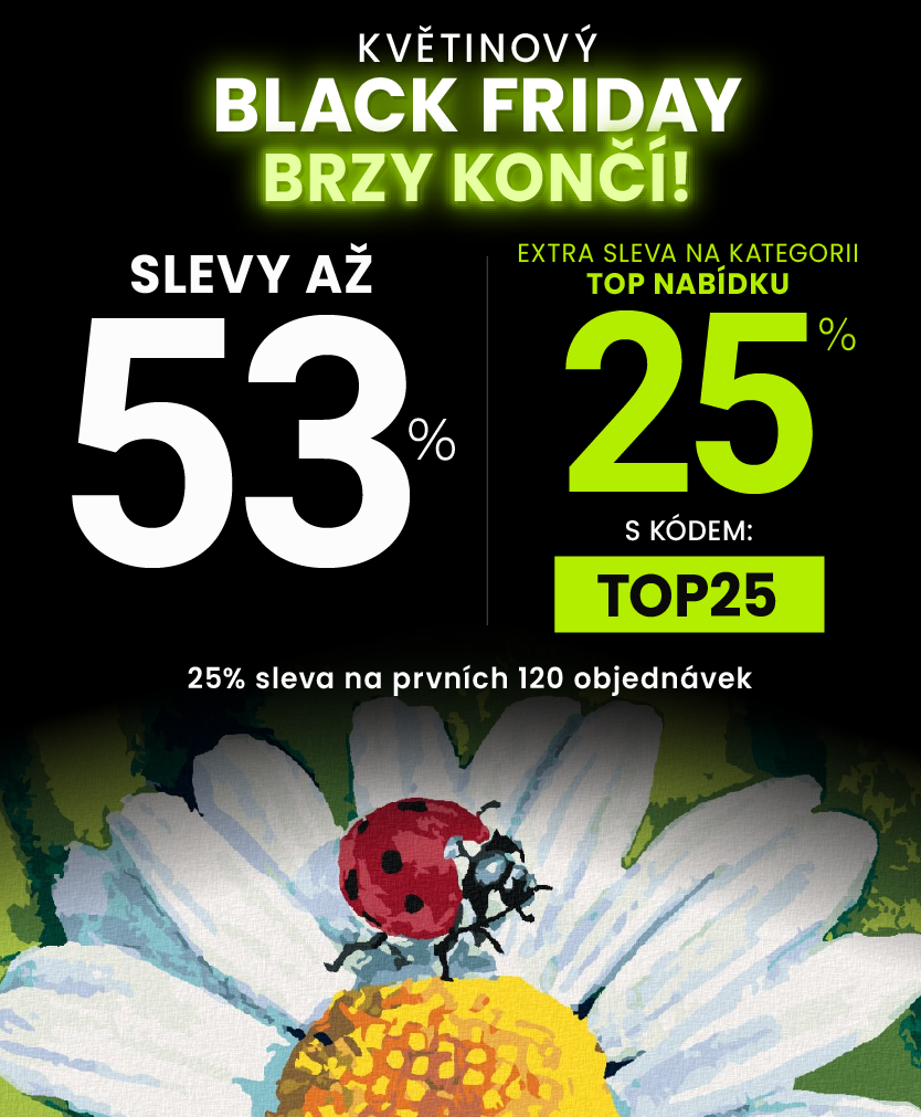 Slevy až 53 % + navíc 25 %