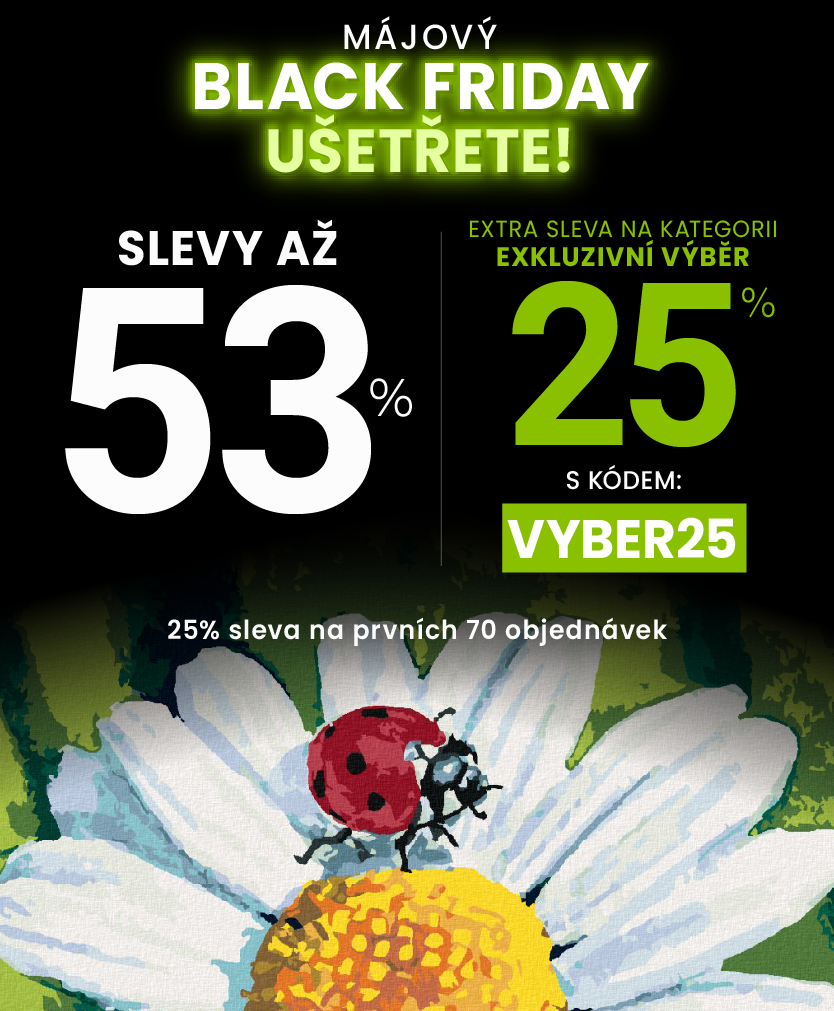 Slevy až 53 % + navíc 25 %