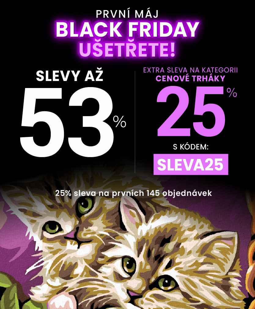 Slevy až 53 % + sleva 25 %