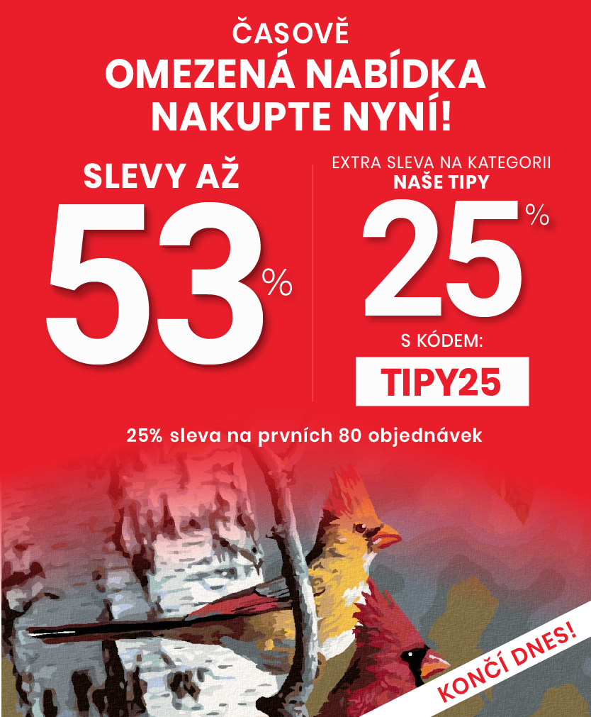 Slevy až 53 % + navíc 25 %