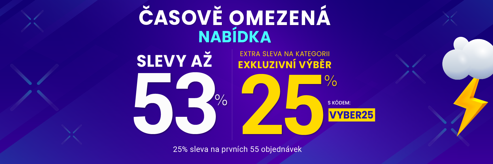 Slevy až 53 % + navíc 30 %