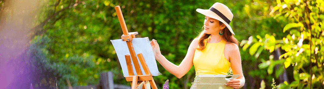 malování podle čísel - jaro