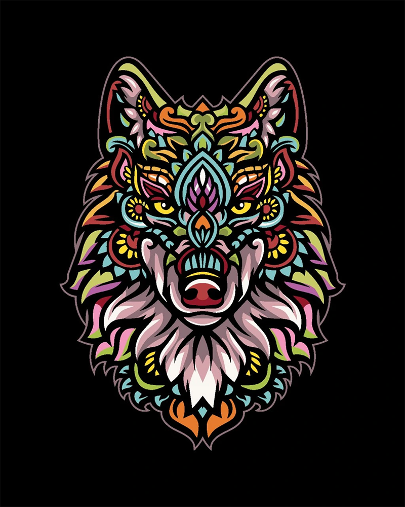 malovani-podle-cisel-mandala-vlk