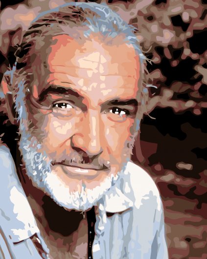 Malování podle čísel - SEAN CONNERY