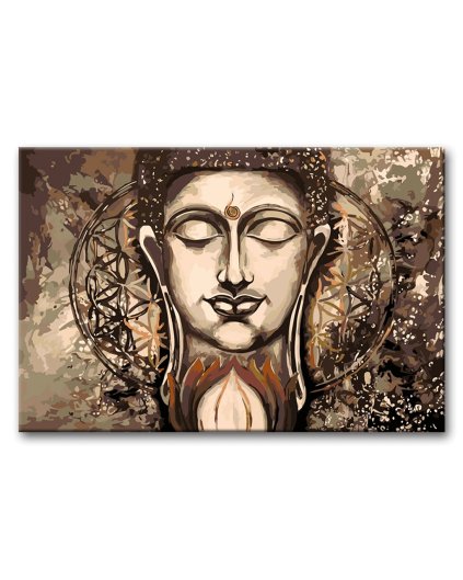 Malování podle čísel - Obrazy od Lenky - MANDALA BUDDHA
