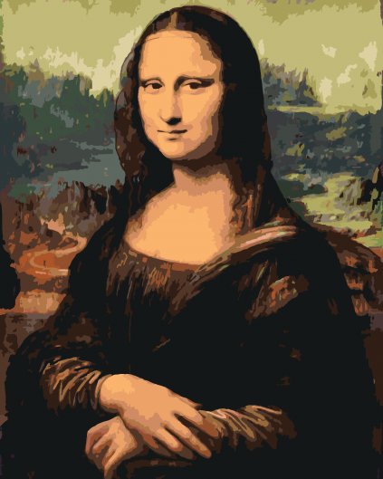 Malování podle čísel - MONA LISA (LEONARDO DA VINCI)