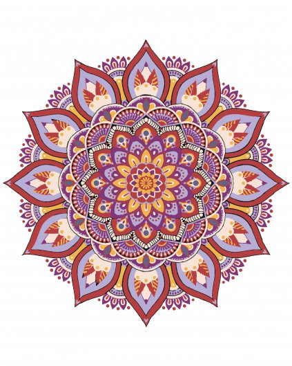 Malování podle čísel - MANDALA IV