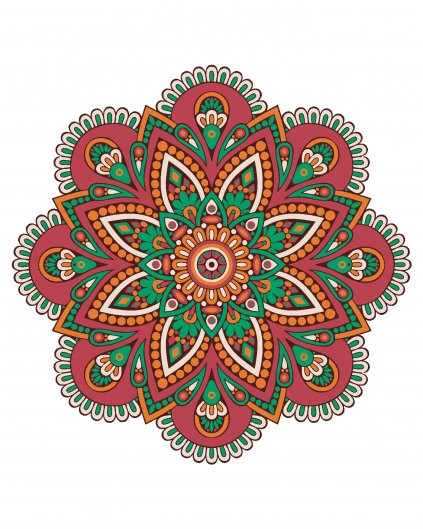 Malování podle čísel - MANDALA VI