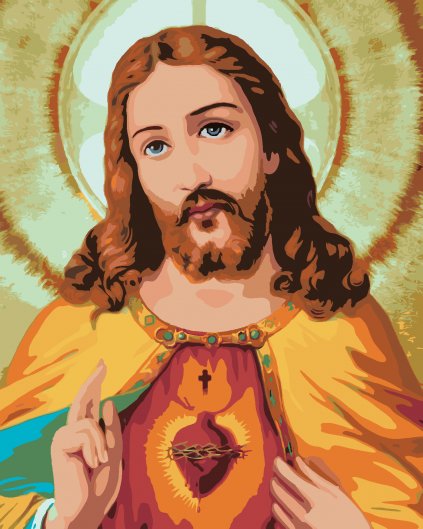 Malování podle čísel - JEŽÍŠ KRISTUS II