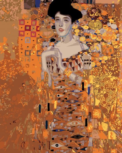 Malování podle čísel - ZLATÁ ADELE (G. KLIMT)