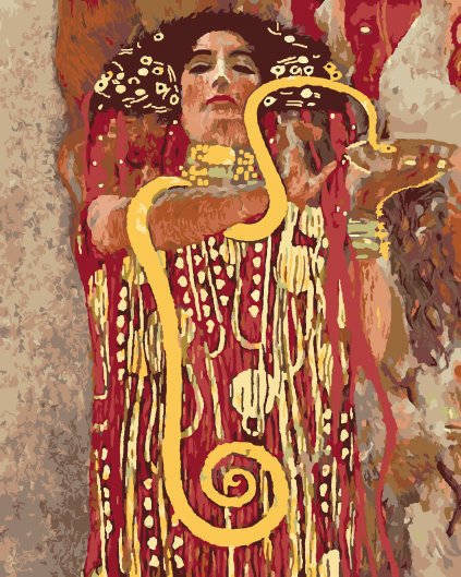 Malování podle čísel - HYGEIA (G. KLIMT)