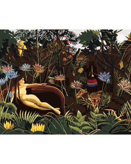 Malování podle čísel - SEN (HENRI ROUSSEAU)