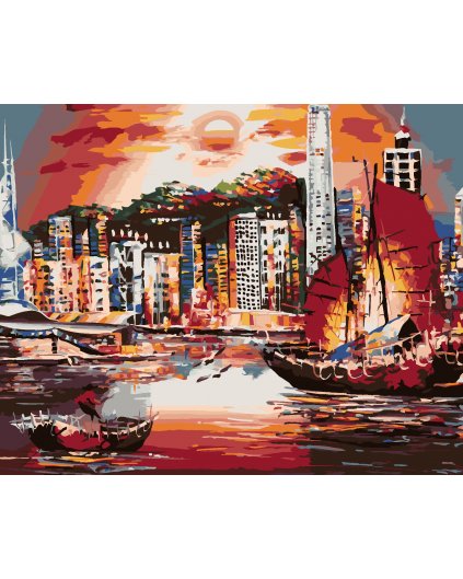 Malování podle čísel - HONG KONG