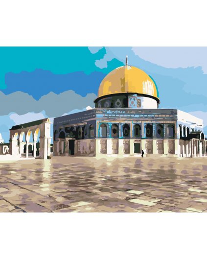 Malování podle čísel - MEŠITA AL AQSA