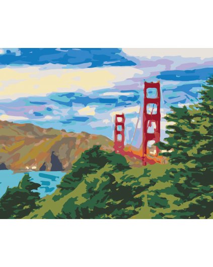Malování podle čísel - SAN FRANCISCO