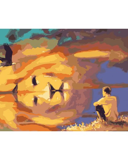 Malování podle čísel - ILUZE LEV (D. RUSTY RUST)