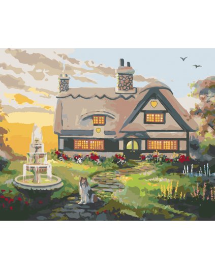 Malování podle čísel - KÓLIE U DOMU (D. RUSTY RUST)