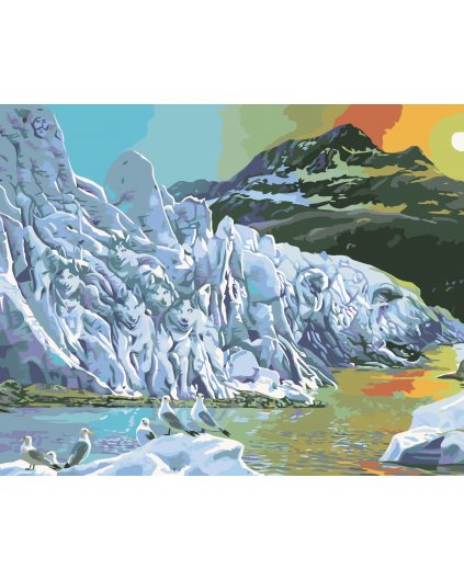 Malování podle čísel - VLČÍ LEDOVEC (D. RUSTY RUST)