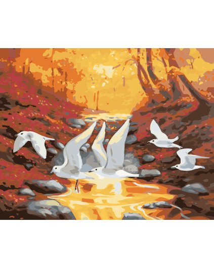 Malování podle čísel - VOLAVKY (D. RUSTY RUST)