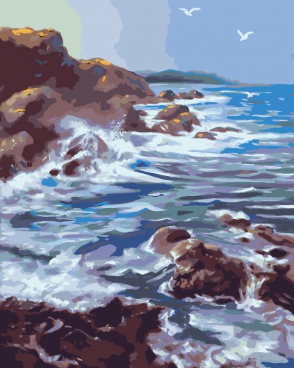 Malování podle čísel - POBŘEŽÍ (D. RUSTY RUST)