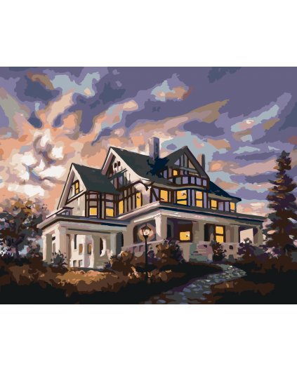 Malování podle čísel - BÍLÝ DŮM PO SETMĚNÍ (D. RUSTY RUST)