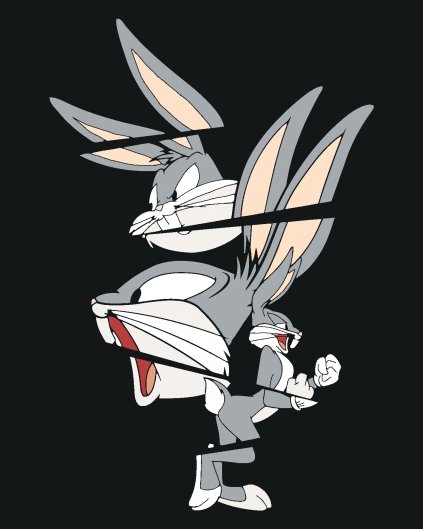 Malování podle čísel - BUGS BUNNY ABSTRAKCE (LOONEY TUNES)