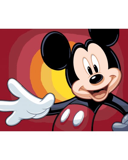 Malování podle čísel - MICKEY MOUSE