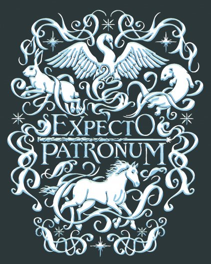 Malování podle čísel - PLAKÁT EXPECTO PATRONUM (HARRY POTTER)