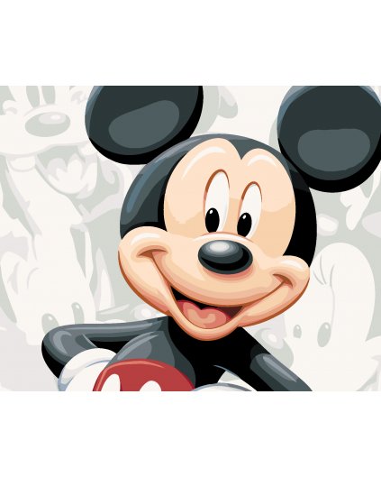 Malování podle čísel - PLAKÁT MICKEY MOUSE