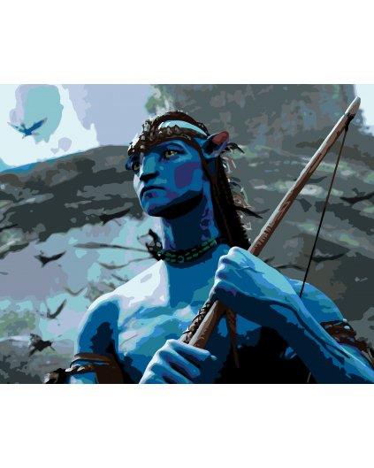 Malování podle čísel - JAKE S LUKEM (Avatar)