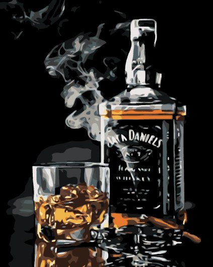 Malování podle čísel - JACK DANIELS LAHEV