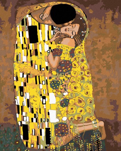 Diamantové malování - POLIBEK (Gustav Klimt)